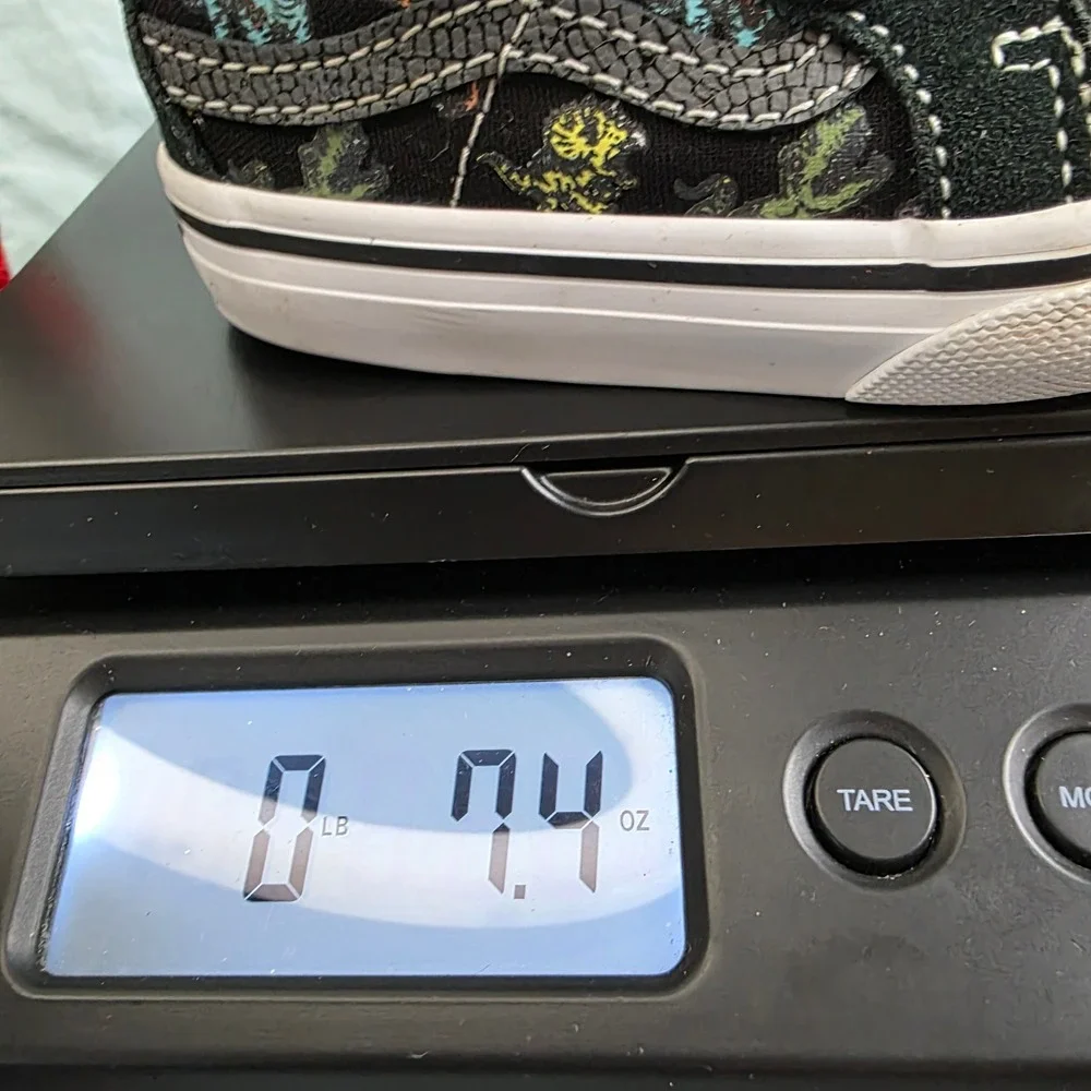 Vans Sk8-Hi Reissue V Dinosaur Black Sneakers 4.5 Toddler Skater Shoes